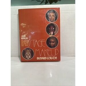 Stage Makeup by Richard‎ Corson 6th Edition (1981, Hardcover) With Dust Jacket